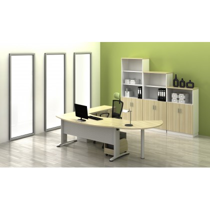 M-BMB55TS EXECUTIVE  TABLE C/W CABINET