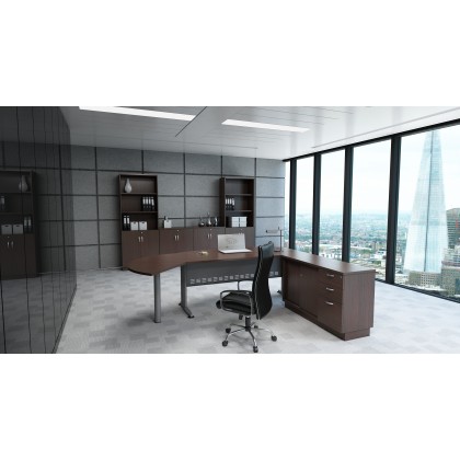M-QMB180ATS EXECUTIVE  TABLE C/W CABINET