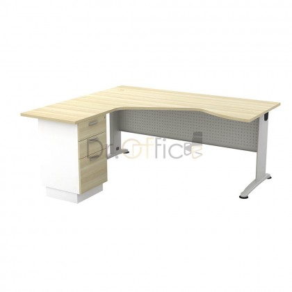 M-BL44-3D L-SHAPE TABLE