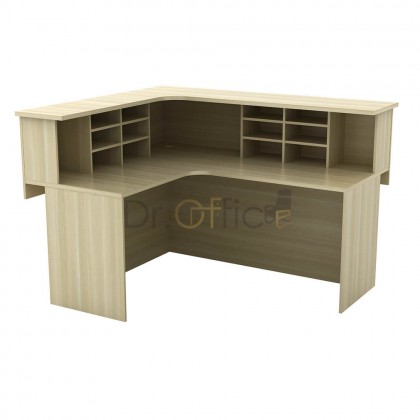M-EXCT1715 L SHAPE RECEPTION COUNTER TABLE