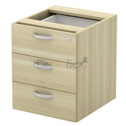 M-Q-YH3 FIXED  PEDESTAL 3 DRAWER