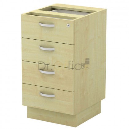 M-Q-YHP4 FIXED PEDESTAL 4 DRAWER