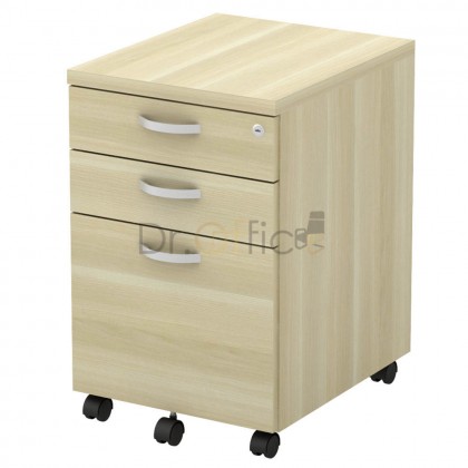 M-Q-YMP3 MOBILE PEDESTAL 2 DRAWER 1 FILLING