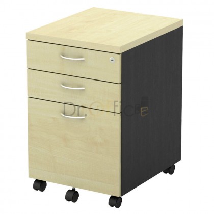 M-T-YMP3 MOBILE PEDESTAL 2 DRAWER 1 FILLING