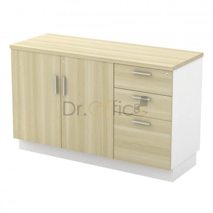 M-B-YDP7123 SWINGING DOOR+FIXED PESESTAL 2DRAWER 1 FILLING