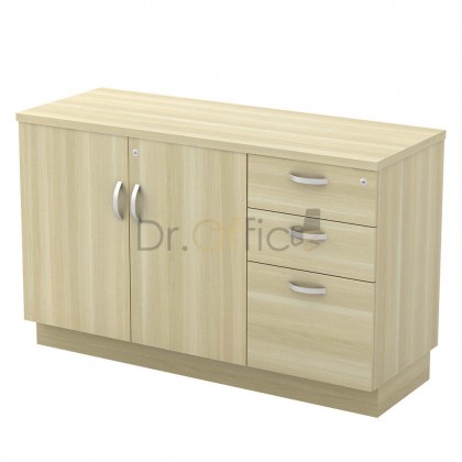 M-Q-YDP7123 SWINGING DOOR+FIXED PESESTAL 2DRAWER 1 FILLING