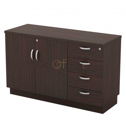 M-Q-YDP7124 SWINGING DOOR+FIXED PESESTAL 4DRAWER