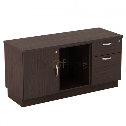 M-Q-YLP6122 OPEN SHELF + SWINGING DOOR(L) + FIXED PEDESTAL 1 DRAWER 1 FILLING