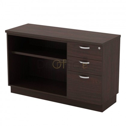 M-Q-YOP7123 OPEN SHELF+FIXED PESESTAL 2DRAWER 1FILLING
