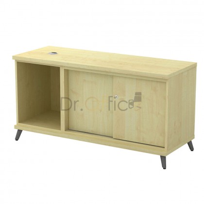 M-Q-YOS1206 OPEN SHELF + SLIDING DOOR LOW CABINET