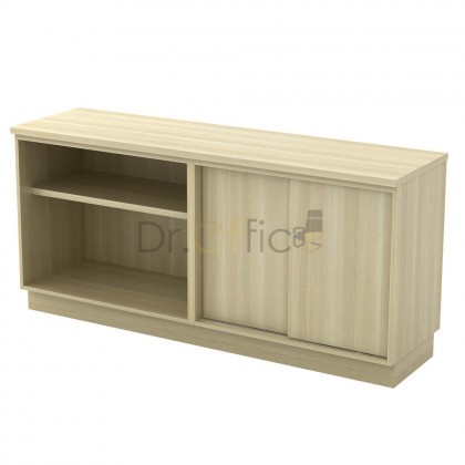 M-Q-YOS7160/7180 OPEN SHELF + SLIDING DOOR LOW CABINET