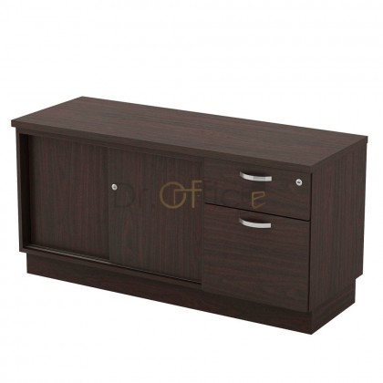 M-Q-YSP6122 SLIDING DOOR + FIXED PEDESTAL 1DRAWER 1FILLING