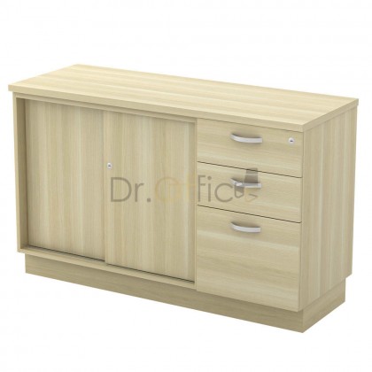 M-Q-YSP7123 SLIDING + FIXED PESESTAL 2 DRAWER 1 FILLING