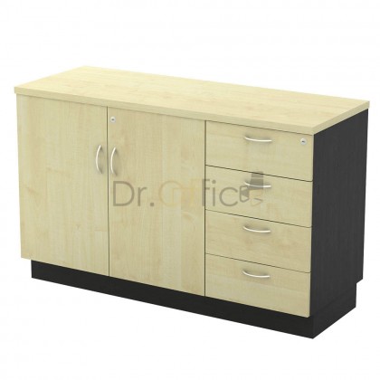 M-T-YDP7124 SWINGING DOOR+FIXED PESESTAL 4DRAWER