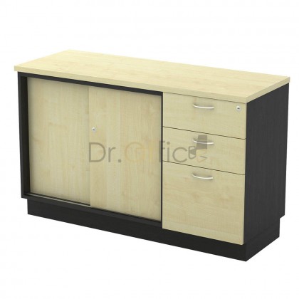 M-T-YSP7123 SLIDING + FIXED PESESTAL 2 DRAWER 1 FILLING