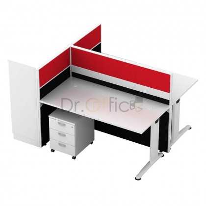 M-45-BR-2 OFFICE PARTITON WORSTATION(2 SEATER)