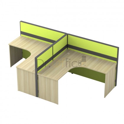 M-60-PL-2 OFFICE PARTITON WORSTATION(2 SEATER)