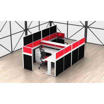 M-60-HL-2 OFFICE PARTITON WORSTATION(2 SEATER)