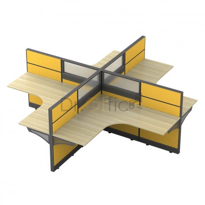 M-60-CBL-4 OFFICE PARTITON WORSTATION(4 SEATER)