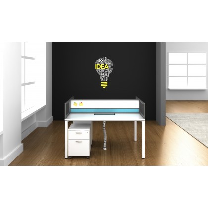 M-18-SR-2 OFFICE PARTITON WORSTATION(2 SEATER)
