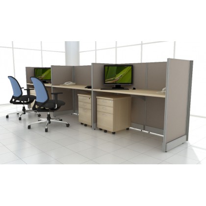 M-30-R-3 OFFICE PARTITON WORSTATION(3 SEATER)