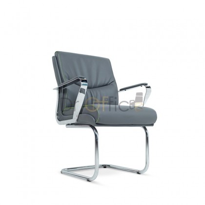 S-PRE21  LEATHER VISITOR CHAIR