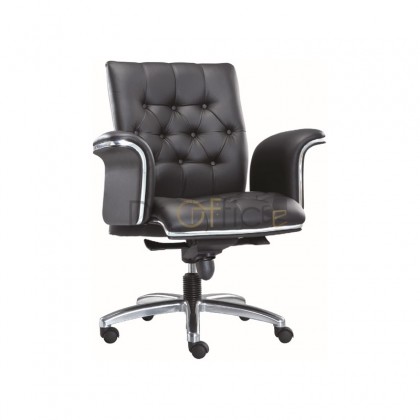 V-E1083H  LEATHER LOW BACK CHAIR