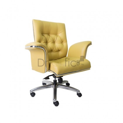 V-E1087H  LEATHER LOW BACK CHAIR