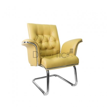 V-E1088S  LEATHER VISITOR CHAIR