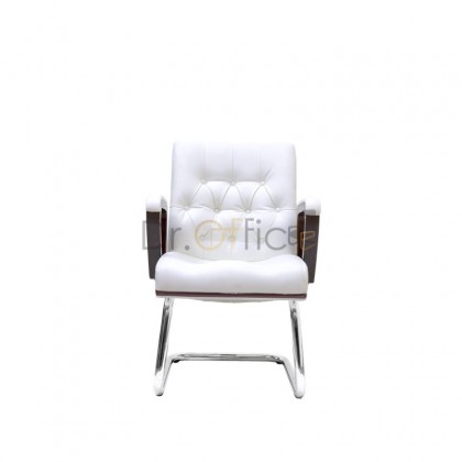 V-E2327S  LEATHER VISITOR CHAIR