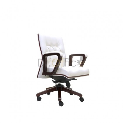 V-E2326H  LEATHER LOW BACK CHAIR