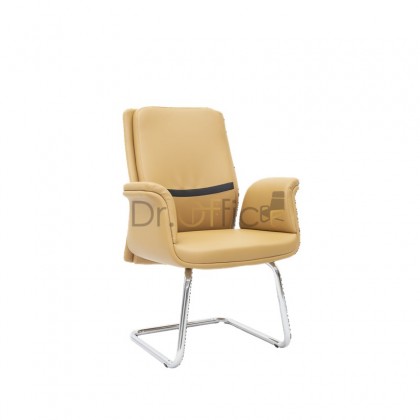 V-E2984S  LEATHER VISITOR CHAIR