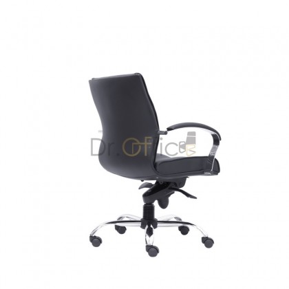 V-E2863H  LEATHER LOW BACK CHAIR