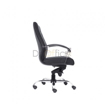 V-E2862H  LEATHER MEDIUM BACK CHAIR