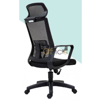 V-E11 Netting Office Chair | Computer Chair | Medium Back Chair | Low Back Chair | Office Furniture | Kerusi Pejabat