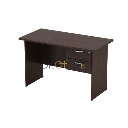 M-EXT126-Q-YRD2 WOODEN RECTANGULAR TABLE WITH FIXED DRAWER