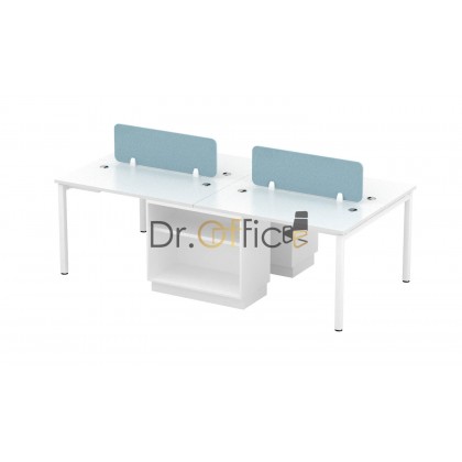 M-16-SRO-4 OFFICE PARTITON WORSTATION(4 SEATER)