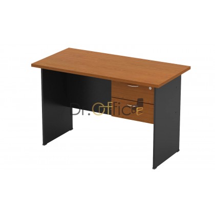 M-GT126-GRD2 WOODEN RECTANGULAR  TABLE WITH FIXED DRAWER 