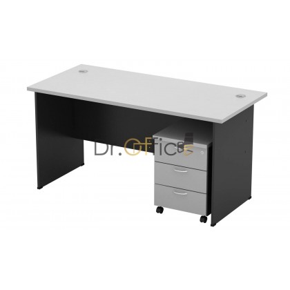 M-GT187-GM3 WOODEN RECTANGULAR  TABLE WITH MOBILE DRAWER 
