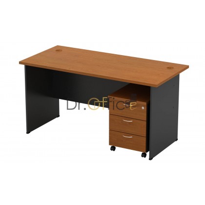 M-GT187-GM3 WOODEN RECTANGULAR  TABLE WITH MOBILE DRAWER 