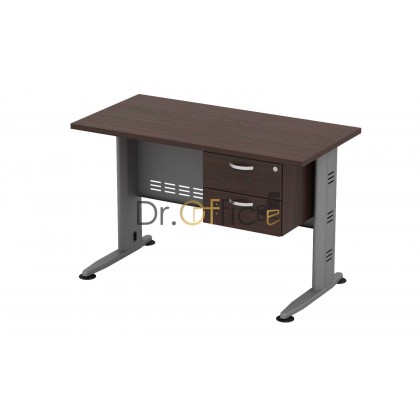 M-QT126-Q-YRD2 STANDARD RECTANGULAR  TABLE WITH FIXED DRAWER 