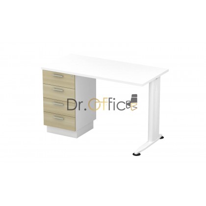 M-HBD1264 STANDARD RECTANGULAR TABLE FIXED DRAWER 