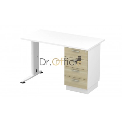 M-HBD1264 STANDARD RECTANGULAR TABLE FIXED DRAWER 